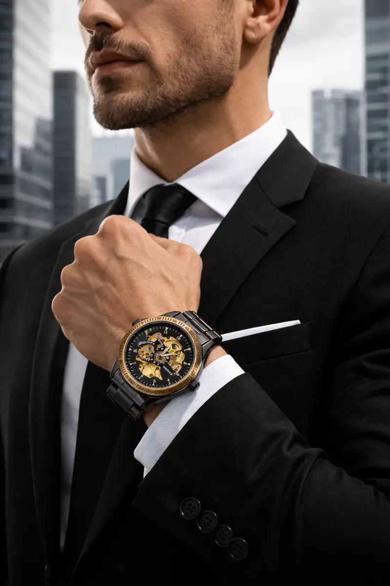 Forsining Automatic Mechanical Watch For Men - Image 5 in Pune